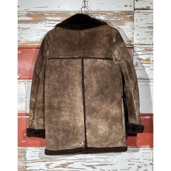 70s Vintage Sears Roebuck Leather Rancher Jacket - Picture 2 of 5